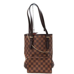 Louis Vuitton Mare Handbag Damier Ebene Brown